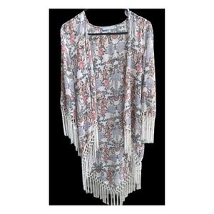 SWEET RAIN FLORAL PRINT  KIMONO/ CARDIGAN